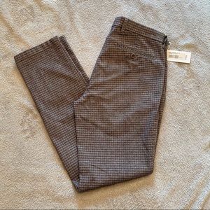Men's Gray Checkered Dress Pants